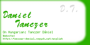 daniel tanczer business card